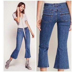 Free People Kick Flare Chloe Medium Wash Jeans 28
